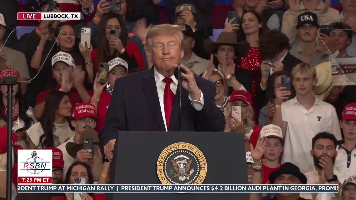 Image from @realDonaldTrump on X, Oct 27