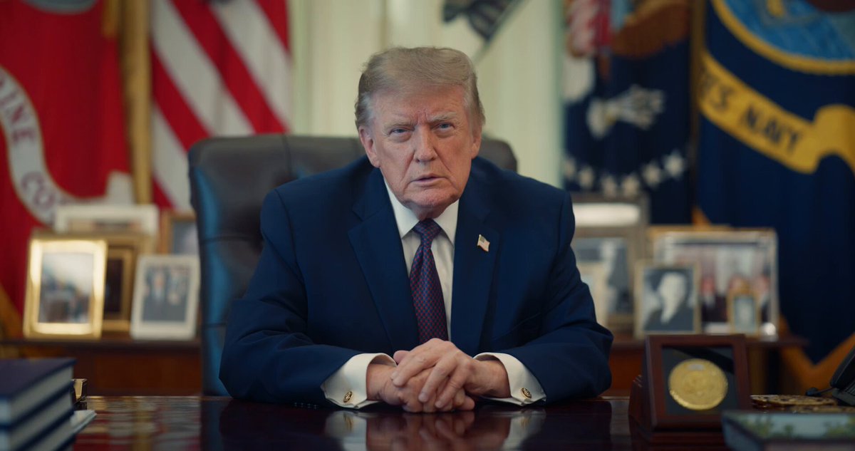 Image from @realDonaldTrump on X, Oct 3